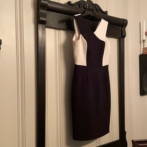 Calvin Klein color block dress. Very flattering
